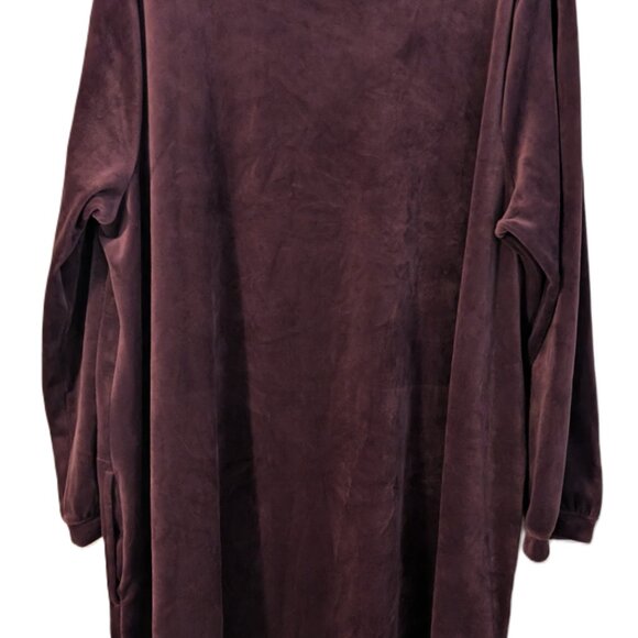 J. Jill Pure Jill Velour A Line Dress with pockets - Picture 2 of 4